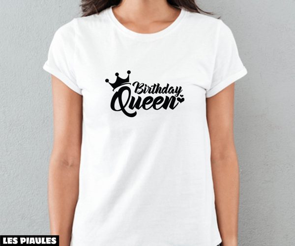 Anniversaire T-Shirt Queen Awesome Party Tendance