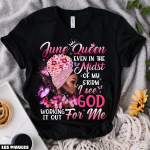 Anniversaire T-Shirt Queen Happy To Me Tendance