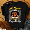 Anniversaire T-Shirt Une Reine Est Nee En Mai Summer Beach
