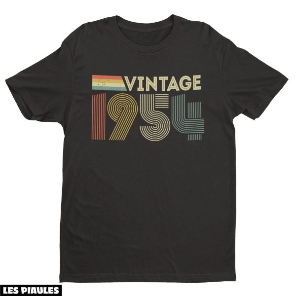 Anniversaire T-Shirt Vintage 1954 70eme Soixante-Dixieme
