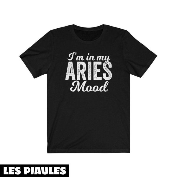 Cadeau Pour Mon Amoureuse T-Shirt Belier Astrologie Zodiaque