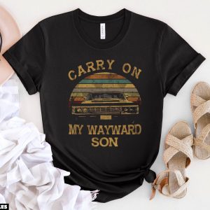 Cadeau Pour Mon Amoureuse T-Shirt Carry On My Wayward Son