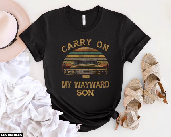 Cadeau Pour Mon Amoureuse T-Shirt Carry On My Wayward Son