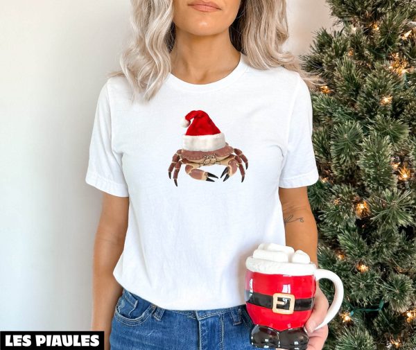 Cadeau Pour Mon Amoureuse T-Shirt Christmas Crab Holiday