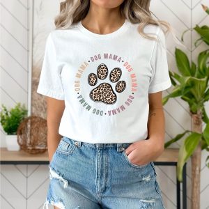 Cadeau Pour Mon Amoureuse T-Shirt Dog Mama Fur Pet