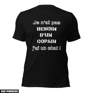 Cadeau Pour Mon Amoureux T-Shirt Humour Chat Unique Cadeau Pour Mon Amoureux T-Shirt Humour Chat Unique