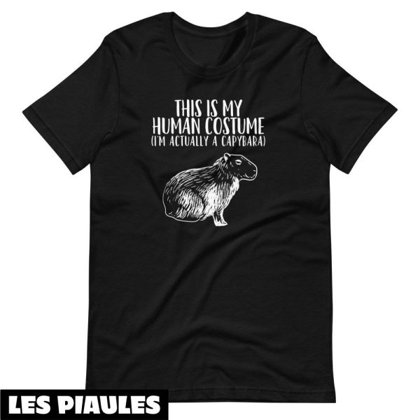 Cadeau Pour Mon Amoureux T-Shirt I’m Actually A Capybara