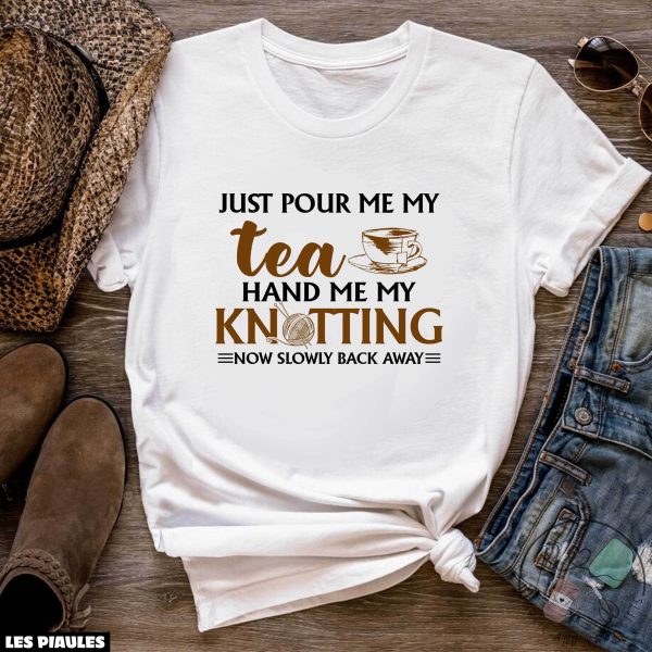 Cadeau Pour Mon Amoureux T-Shirt Knitting Hand Knit Lover