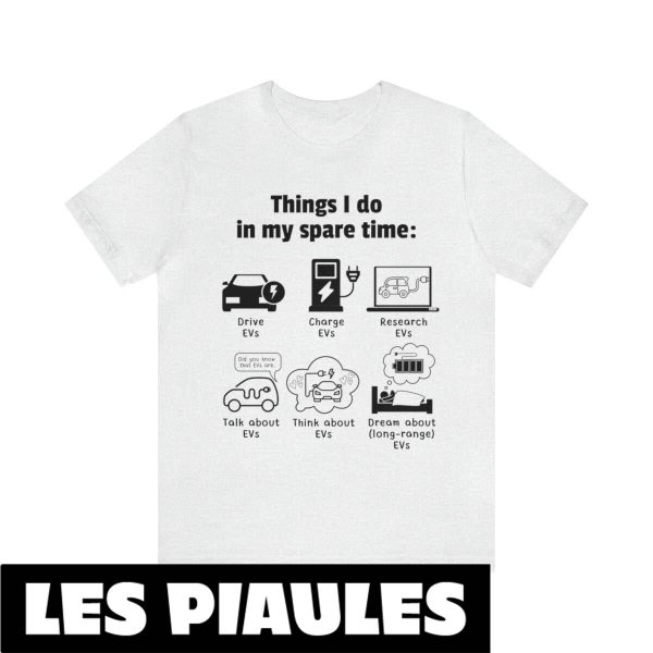 Cadeau Pour Mon Amoureux T-Shirt Mon Temps Libre Vehicule