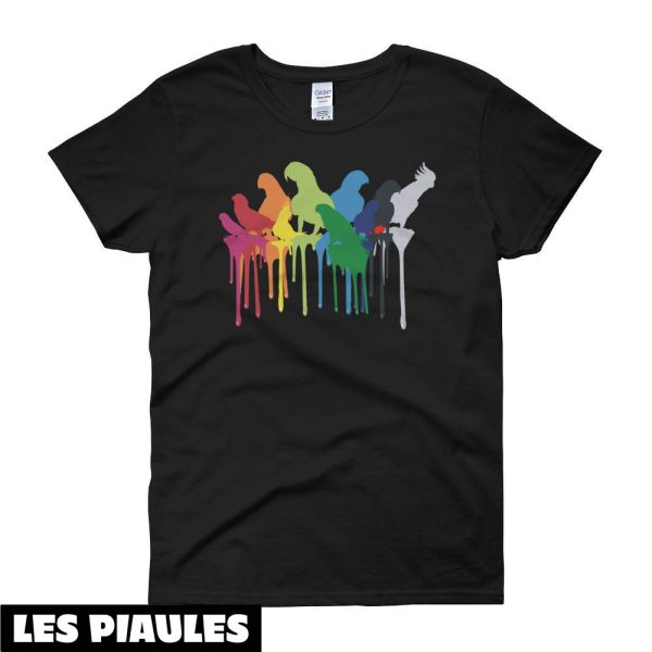 Cadeau Pour Mon Amoureux T-Shirt Perroquet Mignon Oiseau