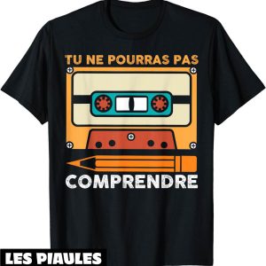 Fete De La Musique T-Shirt Annees 80 90 Cassette Crayon