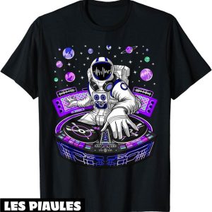 Fete De La Musique T-Shirt Astronaute De L’espace Musique Dj
