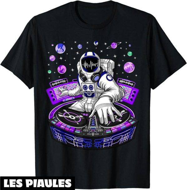 Fete De La Musique T-Shirt Astronaute De L’espace Musique Dj
