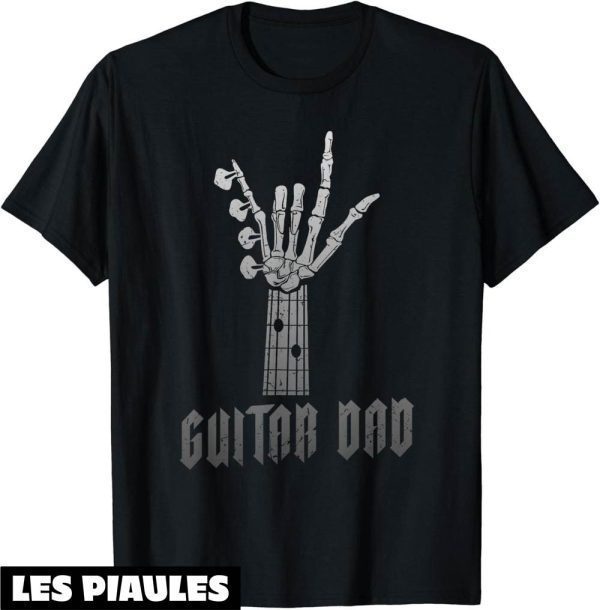 Fete De La Musique T-Shirt Bassiste Fete Des Peres Guitar
