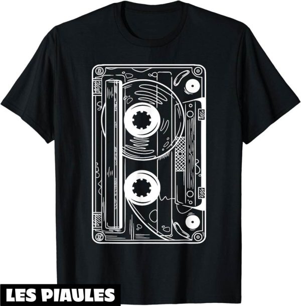 Fete De La Musique T-Shirt Cassette Tape Annees 80 Mixtape