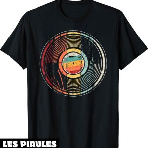 Fete De La Musique T-Shirt Disque Vinyle De Style Retro