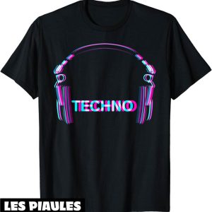 Fete De La Musique T-Shirt Dj Casque Techno Musique Festival