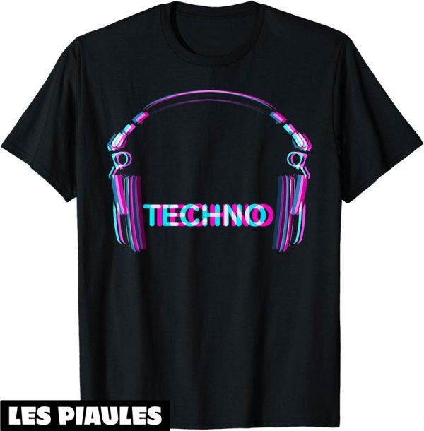 Fete De La Musique T-Shirt Dj Casque Techno Musique Festival