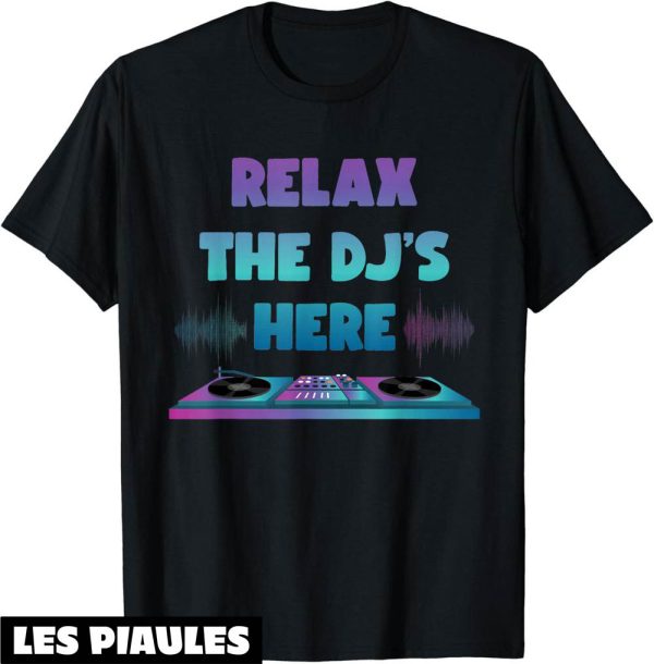 Fete De La Musique T-Shirt Dj Table Turntable En Vinyle