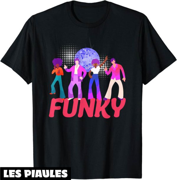 Fete De La Musique T-Shirt Funky Disco Retro Fete Musique