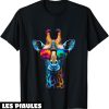 Fete De La Musique T-Shirt Girafe Lunettes De Soleil