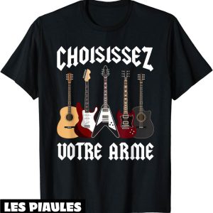 Fete De La Musique T-Shirt Guitar Musicien Rock Cadeau