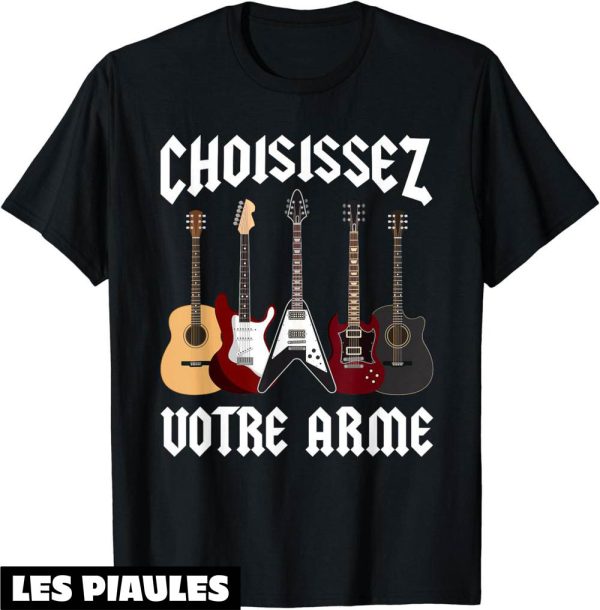 Fete De La Musique T-Shirt Guitar Musicien Rock Cadeau