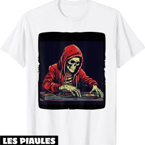 Fete De La Musique T-Shirt Le Squelette De Fete Aime