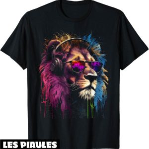 Fete De La Musique T-Shirt Lion Lunettes De Soleil