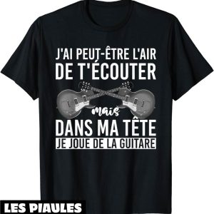 Fete De La Musique T-Shirt Musique Guitariste Drole Cadeau