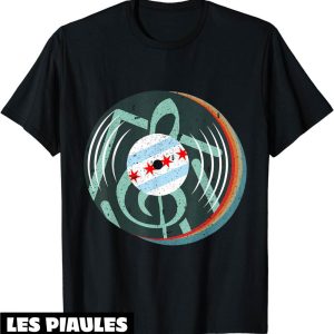Fete De La Musique T-Shirt Retro Chicago House Musique