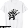 Fete De La Musique T-Shirt Retro Jouant De La Guitare