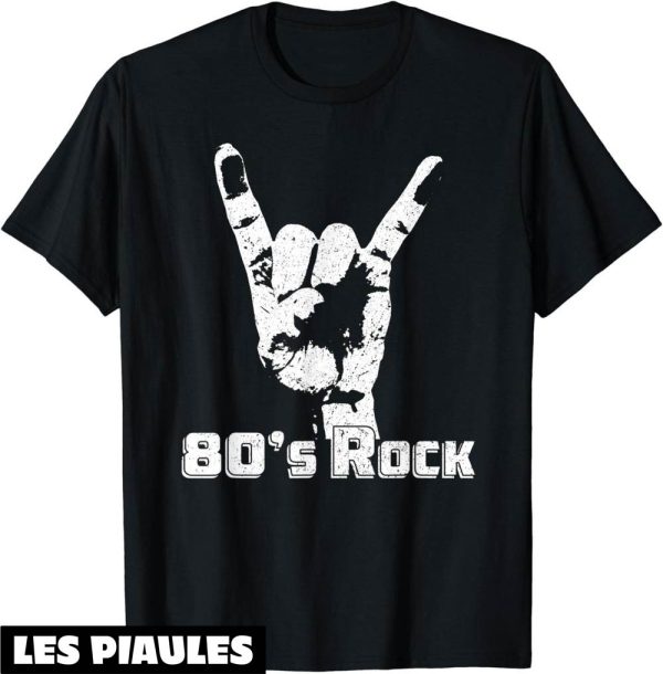 Fete De La Musique T-Shirt Rock Annees 80 Groupe De Rock