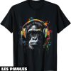 Fete De La Musique T-Shirt Singe Musiciens Colores Theme