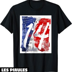 Fete Nationale T-Shirt 14 Juillet 1789 Art Graphique