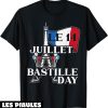 Fete Nationale T-Shirt 14 Juillet 1789 Vive La France Cadeau