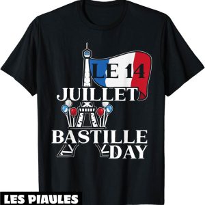 Fete Nationale T-Shirt 14 Juillet 1789 Vive La France Cadeau