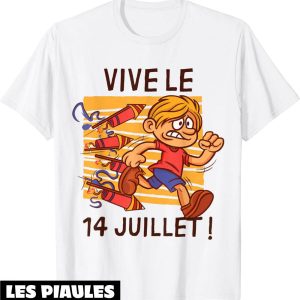 Fete Nationale T-Shirt 14 Juillet Vive Le 14 Juillet