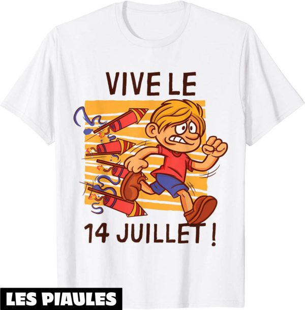 Fete Nationale T-Shirt 14 Juillet Vive Le 14 Juillet