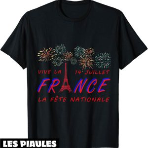 Fete Nationale T-Shirt Bastille Day Vive La France Revolution