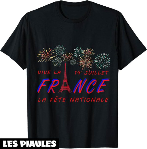 Fete Nationale T-Shirt Bastille Day Vive La France Revolution