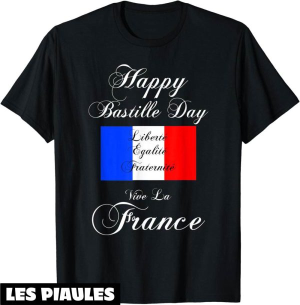 Fete Nationale T-Shirt Bastille France 14 Juillet Francaise