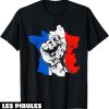 Fete Nationale T-Shirt Carte De France Patriotique Francais