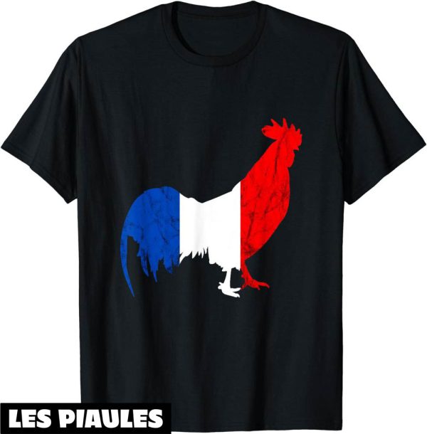 Fete Nationale T-Shirt Drapeau France Francaise Coq