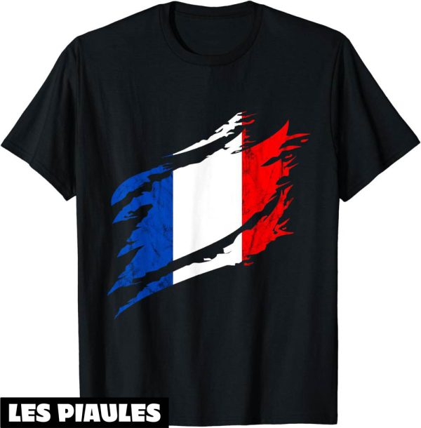 Fete Nationale T-Shirt Drapeau France Vintage Drapeau