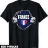 Fete Nationale T-Shirt Drapeau National J’aime La France