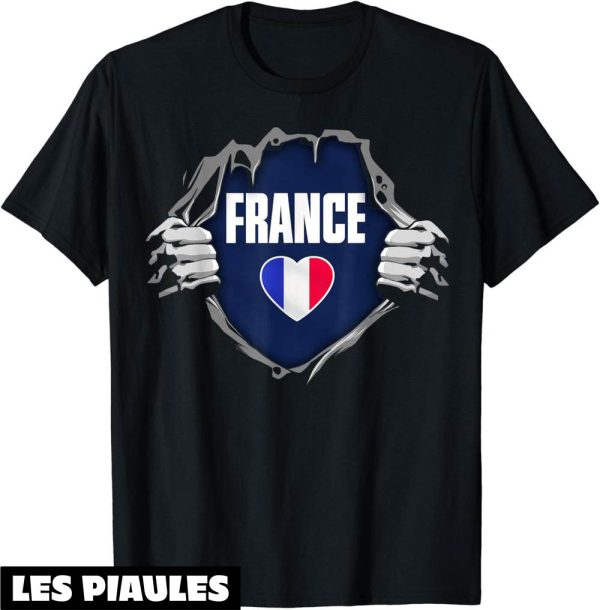 Fete Nationale T-Shirt Drapeau National J’aime La France