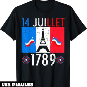Fete Nationale T-Shirt Fete 14 Juillet Drapeau Francais