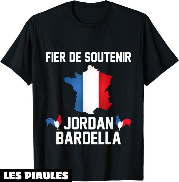 Fete Nationale T-Shirt Fier Soutenir Bardella France