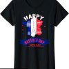 Fete Nationale T-Shirt France 14 Juillet Paris Tour Eiffel